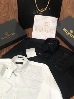 BALMAIN EXCLUSIVE COTTON SHIRTS