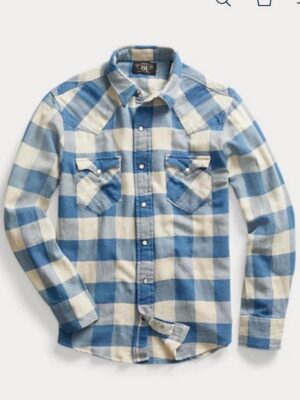 RALPH LAUREN  DOUBLE POCKET CHECK SHIRT